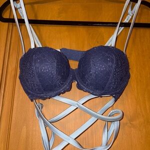 Sexy Lace Women's Intimate in Navy Blue